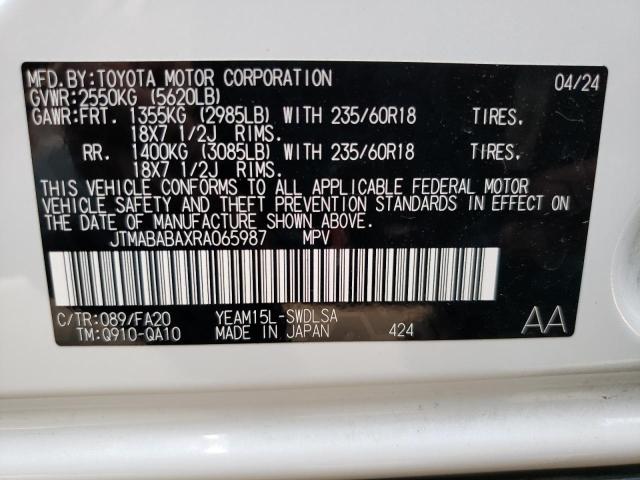 2024 SUBARU SOLTERRA P JTMABABAXRA065987