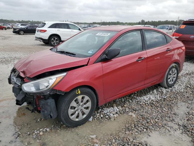 HYUNDAI ACCENT SE 2017 red  gas KMHCT4AE0HU306637 photo #1