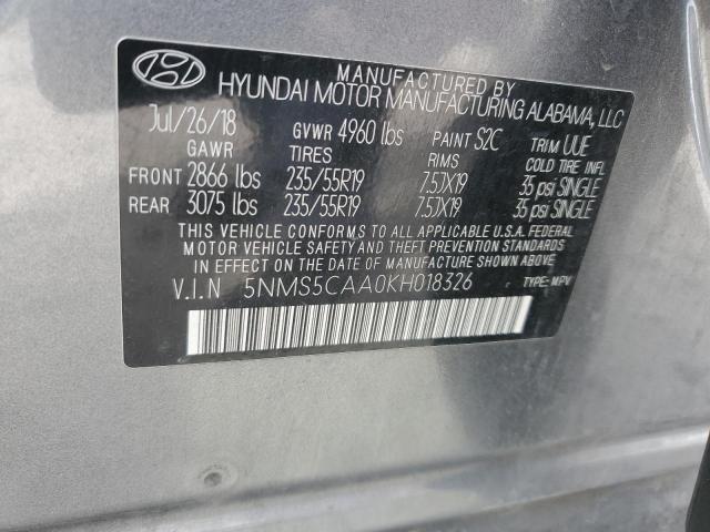 2019 HYUNDAI SANTA FE L - 5NMS5CAA0KH018326