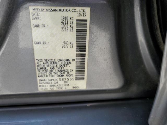 2015 NISSAN ALTIMA 2.5 - 1N4AL3APXFC587555