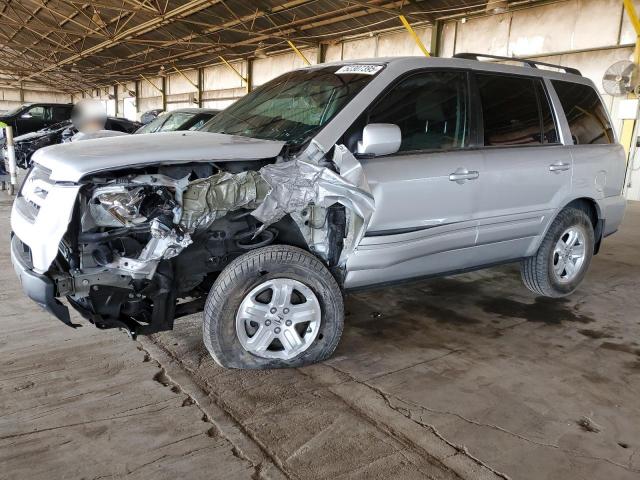 HONDA PILOT VP 2008 silver  gas 5FNYF28228B017852 photo #1
