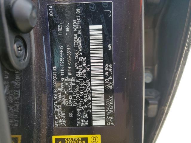 2015 LEXUS RX 350 - JTJZK1BA6F2424497