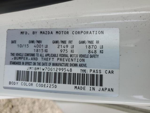 2016 MAZDA 3 TOURING - JM1BM1W70G1299548