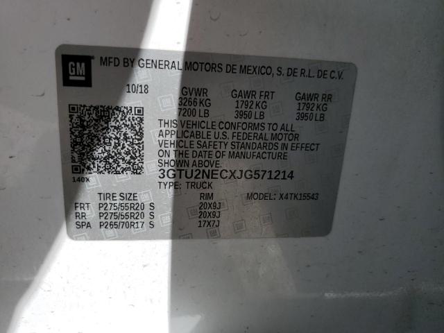 2018 GMC SIERRA K15 - 3GTU2NECXJG571214