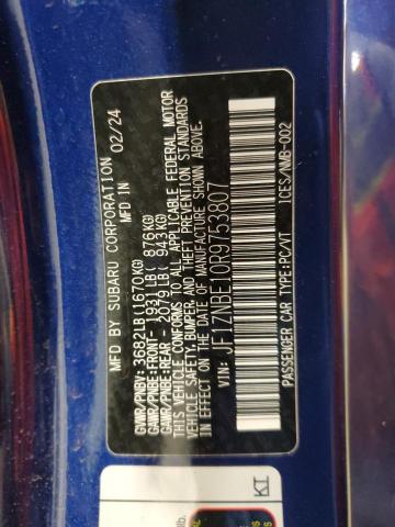 2024 TOYOTA GR 86 PREM JF1ZNBE10R9753807