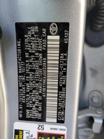 2018 TOYOTA CAMRY L - 4T1B11HK4JU033848