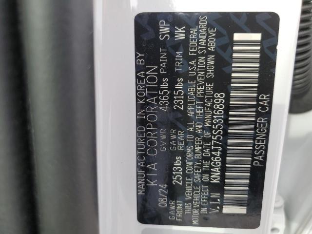 2025 KIA K5 GT LINE KNAG64J75S5316898