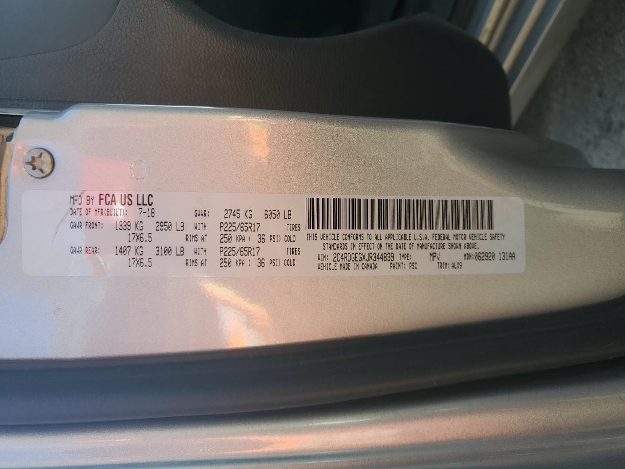 DODGE GRAND CARAVAN GT