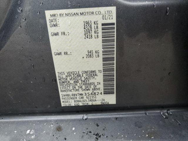 2021 NISSAN ALTIMA S - 1N4BL4BV7MN354824