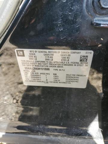 2017 CHEVROLET EQUINOX LT - 2GNALCEK9H1510586