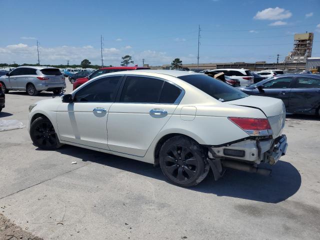 HONDA ACCORD EXL 2010 white  gas 5KBCP3F80AB013830 photo #3