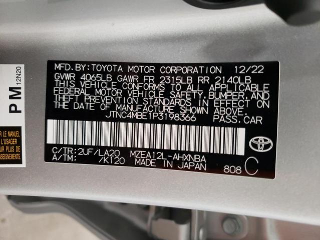 2023 TOYOTA COROLLA XS - JTNC4MBE1P3198366