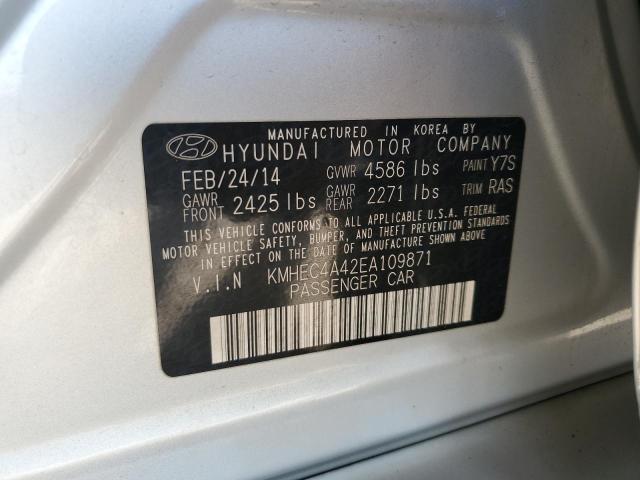 2014 HYUNDAI SONATA HYB - KMHEC4A42EA109871
