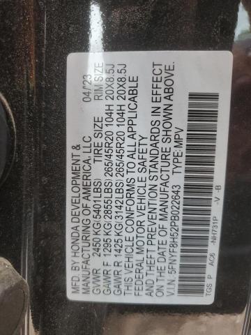 2023 HONDA PASSPORT E - 5FNYF8H52PB022643