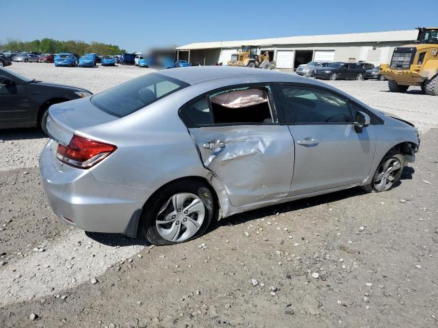Vin: 19xfb2f54ee078217, lot: 53268085, honda civic lx 20143
