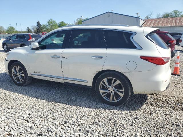 INFINITI JX35 2013 white  gas 5N1AL0MM9DC317798 photo #3