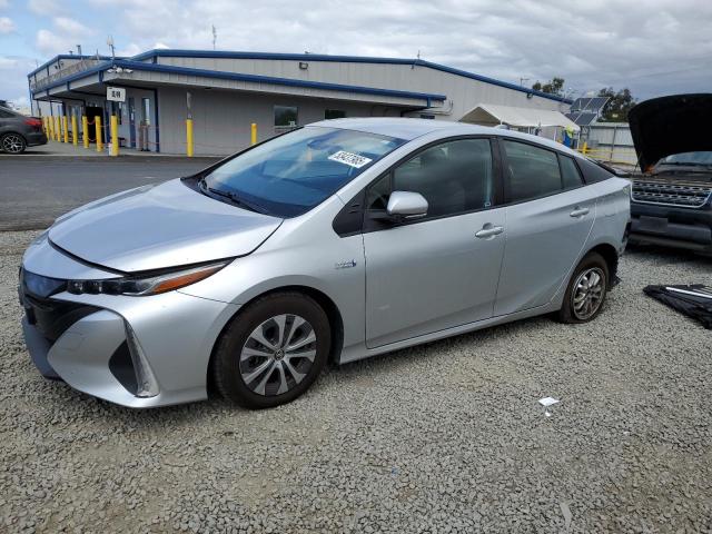 TOYOTA PRIUS PRIM 2021 silver  hybrid engine JTDKAMFP7M3185251 photo #1