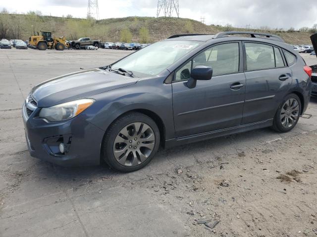SUBARU IMPREZA SP 2014 charcoal  gas JF1GPAL67E8243058 photo #1