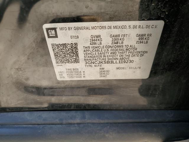 3GNCJKSB3LL119230 2020 CHEVROLET TRAX