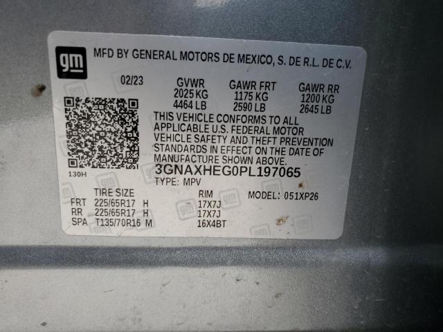 2023 CHEVROLET EQUINOX LS - 3GNAXHEG0PL197065