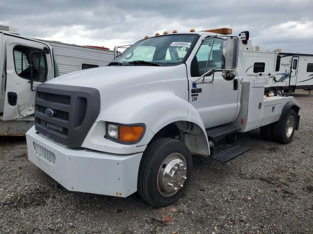 FORD F650 SUPER 2004 white conventi diesel 3FRNF65J54V619234 photo #3