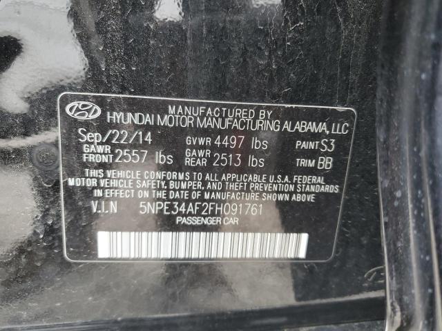 2015 HYUNDAI SONATA SPO - 5NPE34AF2FH091761