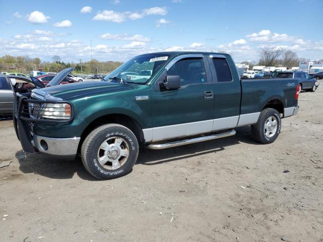FORD F150 2007 green  Gasoline 1FTRX14W87NA17276 photo #1