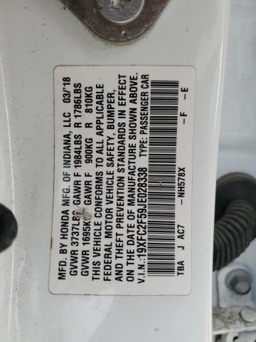 2018 HONDA CIVIC LX - 19XFC2F59JE028338