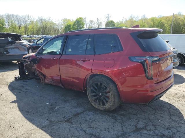 CADILLAC XT6 SPORT 2024 red  gas 1GYKPHRS4RZ715079 photo #3
