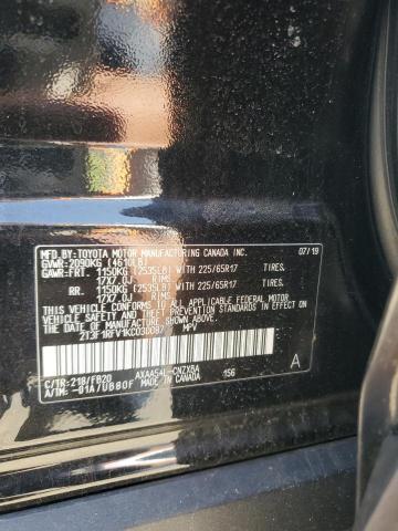 2019 TOYOTA RAV4 LE - 2T3F1RFV1KC030087