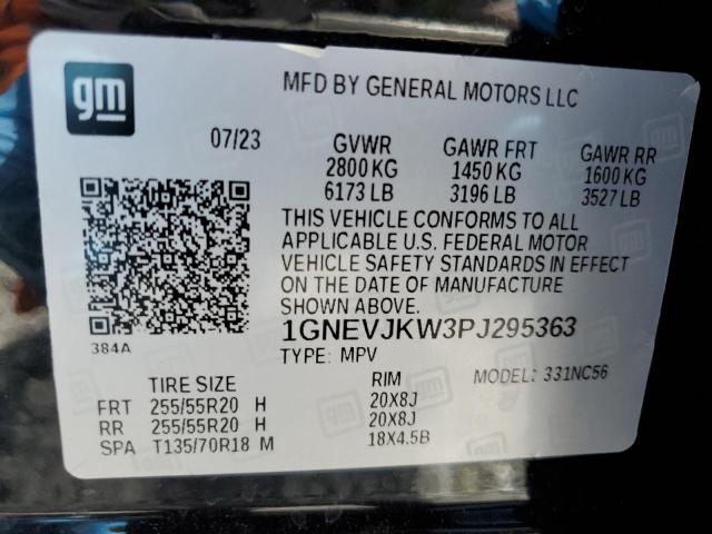 2023 CHEVROLET TRAVERSE R 1GNEVJKW3PJ295363