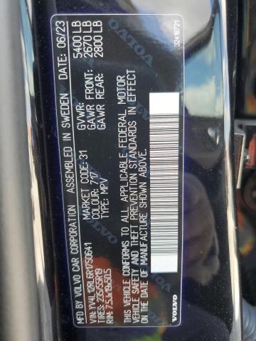 2024 VOLVO XC60 PLUS YV4L12RL6R1750641