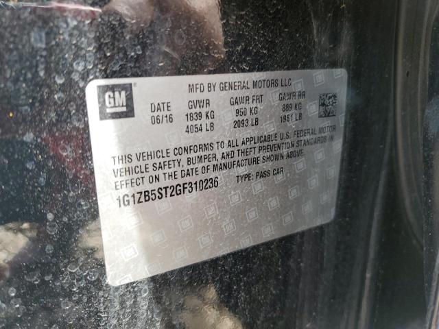 2016 CHEVROLET MALIBU LS - 1G1ZB5ST2GF310236