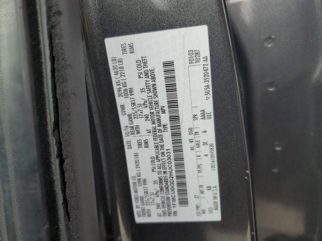 2017 FORD ESCAPE SE - 1FMCU0GD2HUC03031