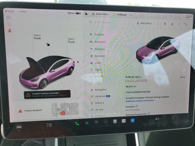 2019 TESLA MODEL 3 - 5YJ3E1EBXKF487064