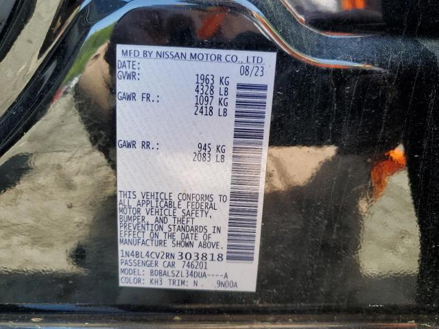 2024 NISSAN ALTIMA SR - 1N4BL4CV2RN303818
