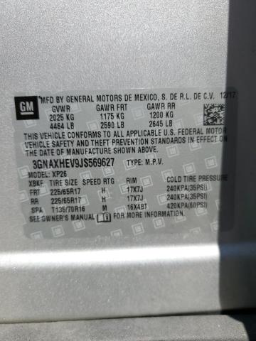 2018 CHEVROLET EQUINOX LS - 3GNAXHEV9JS569627