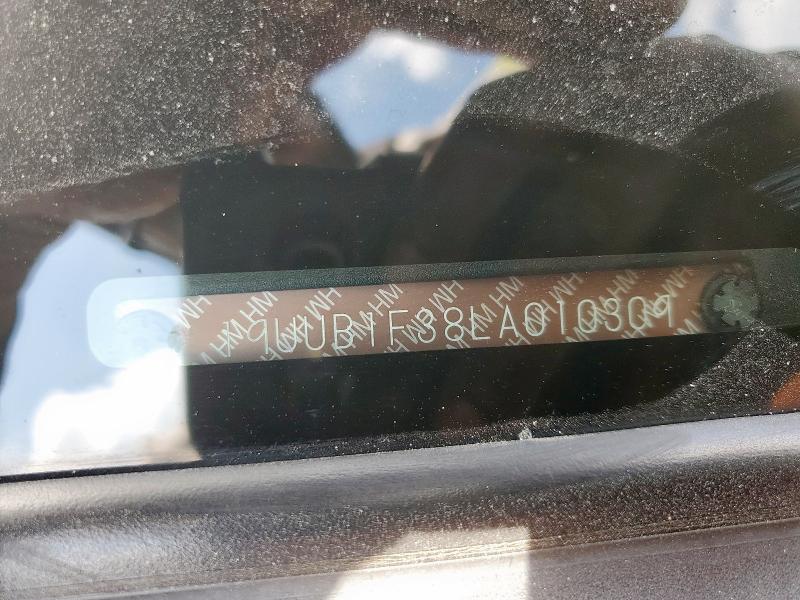 2020 ACURA TLX 19UUB1F38LA010309