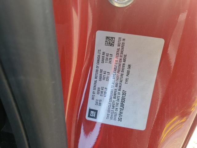 2015 CHEVROLET CAMARO SS - 2G1FH1EJ8F9301357