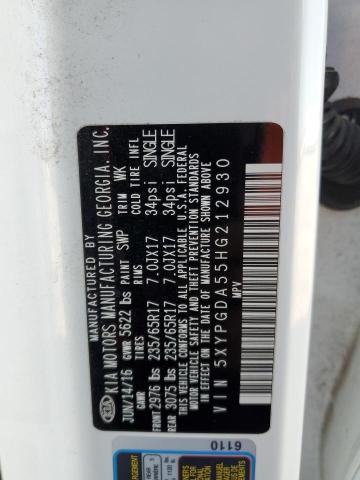2017 KIA SORENTO LX - 5XYPGDA55HG212930