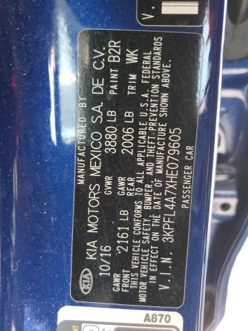2017 KIA FORTE LX - 3KPFL4A7XHE079605