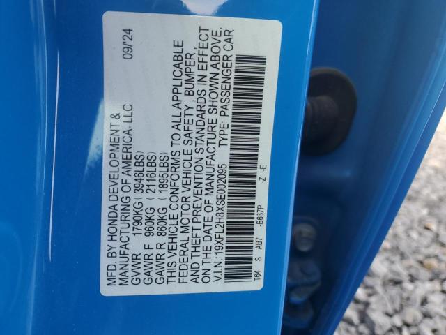 2025 HONDA CIVIC SPOR 19XFL2H8XSE002095