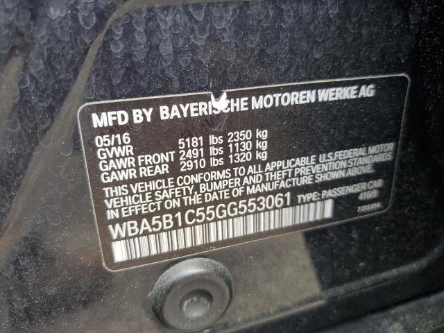 2016 BMW 535 I - WBA5B1C55GG553061