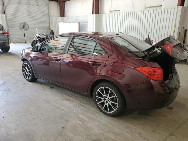 TOYOTA COROLLA L 2017 burgundy  gas 5YFBURHE8HP641559 photo #3