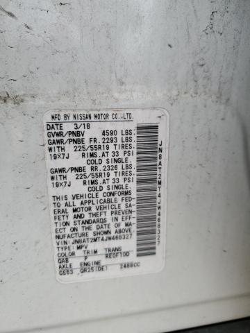 2018 NISSAN ROGUE S - JN8AT2MT4JW468327