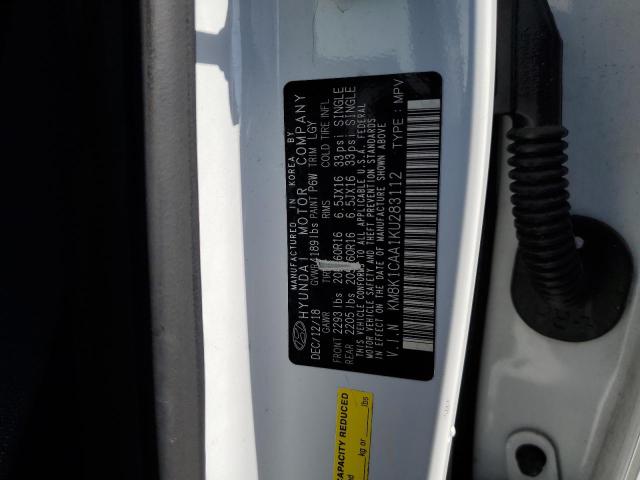 2019 HYUNDAI KONA SE - KM8K1CAA1KU283112