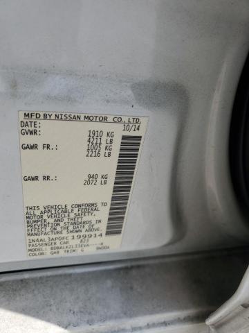 2015 NISSAN ALTIMA 2.5 - 1N4AL3AP0FC199914