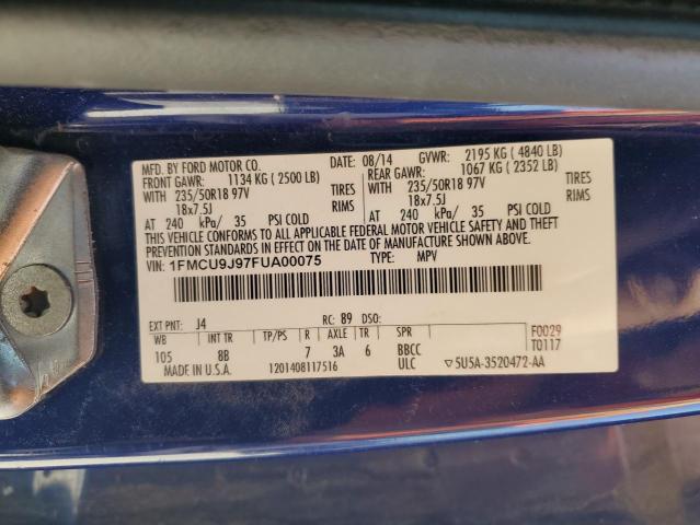 2015 FORD ESCAPE TIT - 1FMCU9J97FUA00075