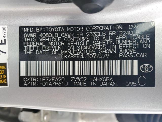 2018 TOYOTA PRIUS PRIM - JTDKARFP4J3097279