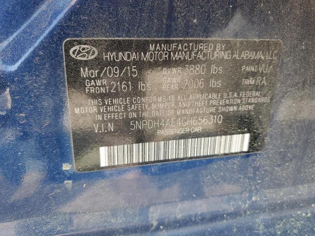 2016 HYUNDAI ELANTRA SE - 5NPDH4AE4GH656310